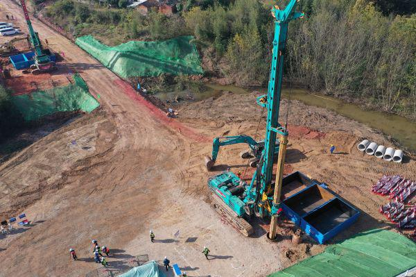 首根樁基開(kāi)鉆！山河智能助力新建滬渝蓉高速鐵路建設