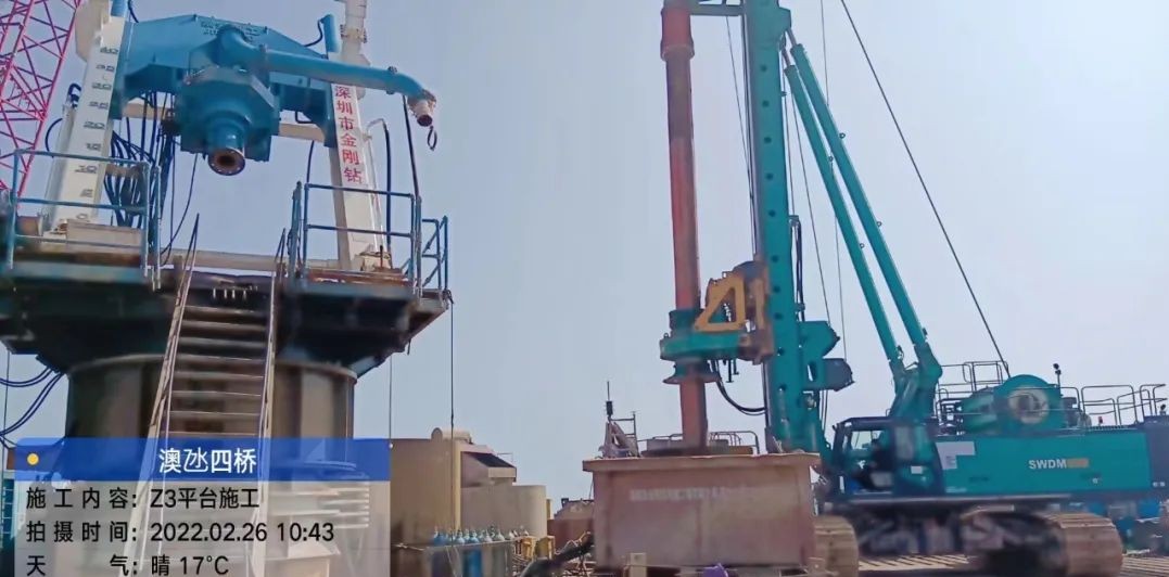 乘風(fēng)破浪的旋挖鉆機！山河智能助建澳氹第四跨海大橋
