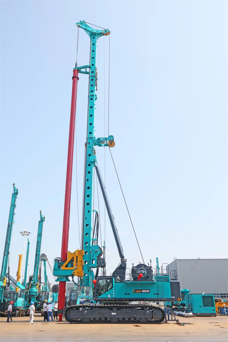 再戰世界級工程！山河智能超級旋挖鉆機SWDM800H助建杭州灣跨海鐵路橋項目