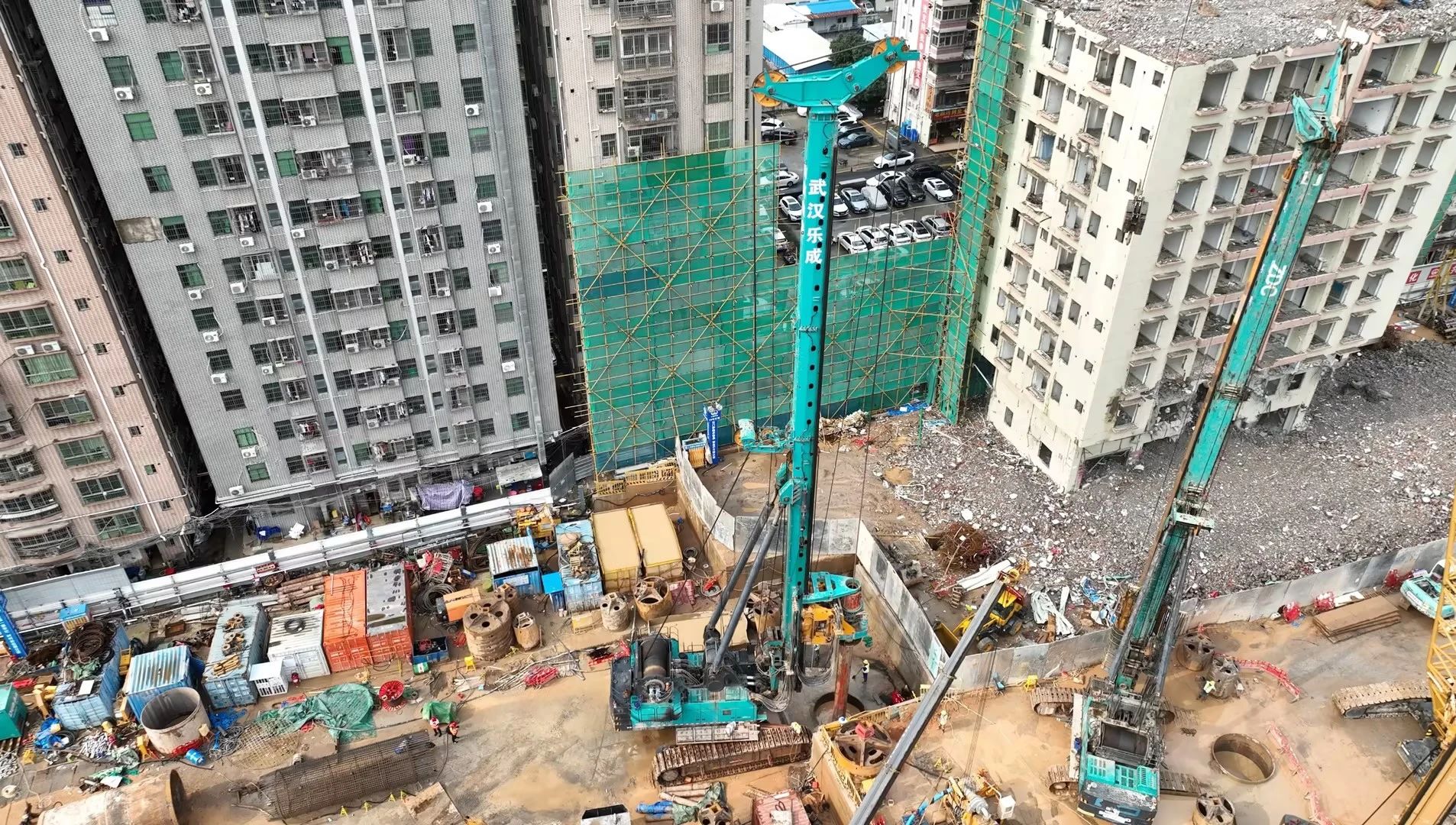 性能突出，超強助力！山河智能旋挖鉆機助力深圳地鐵五和站施工
