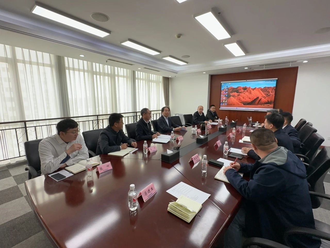 山河智能董事長(cháng)付向東帶隊拜訪(fǎng)中煤地質(zhì)總局、大地特勘公司